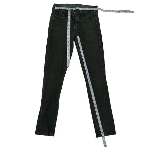 Goldsign Junior’s Green Skinny Jeans Size 24 - Picture 4 of 6